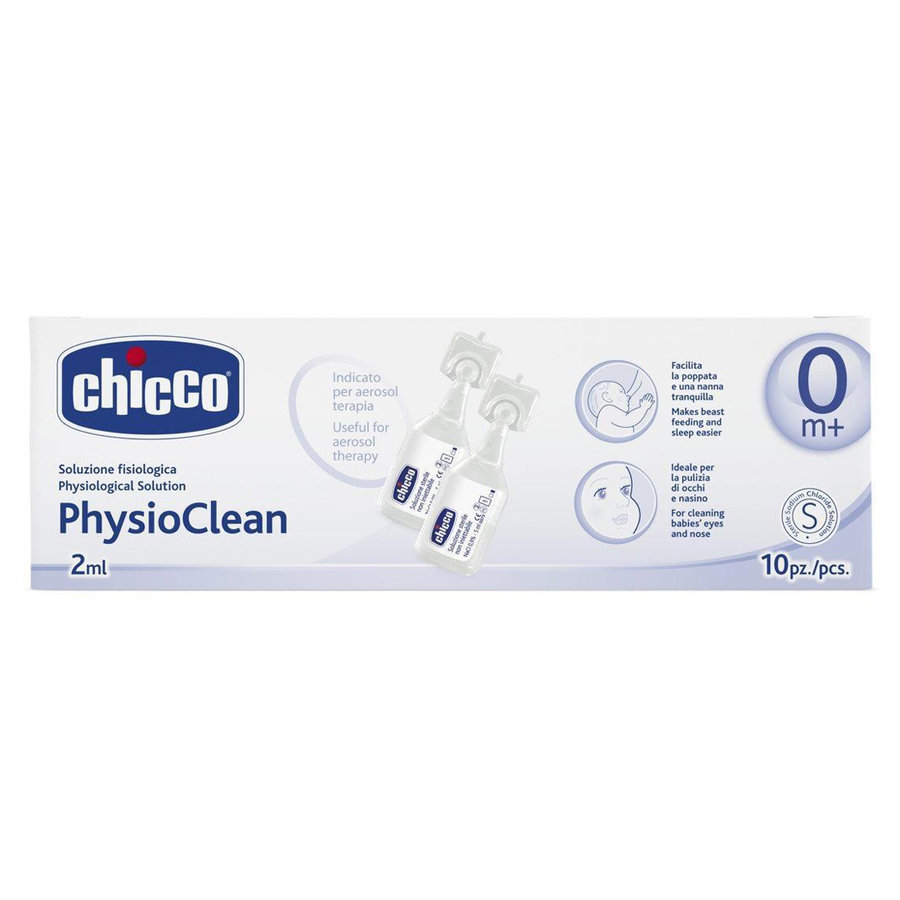 Chicco physioclean soluzione fisiologica - 10 pz - Chicco
