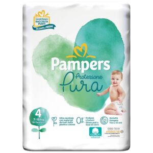 Pampers naturello 0% profumo, taglia 4 (7-18 kg) - 19 pz - Pampers