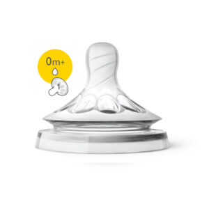 Philips avent 2 tettarelle natural 0m+ prime poppate (1 foro) - PHILIPS AVENT