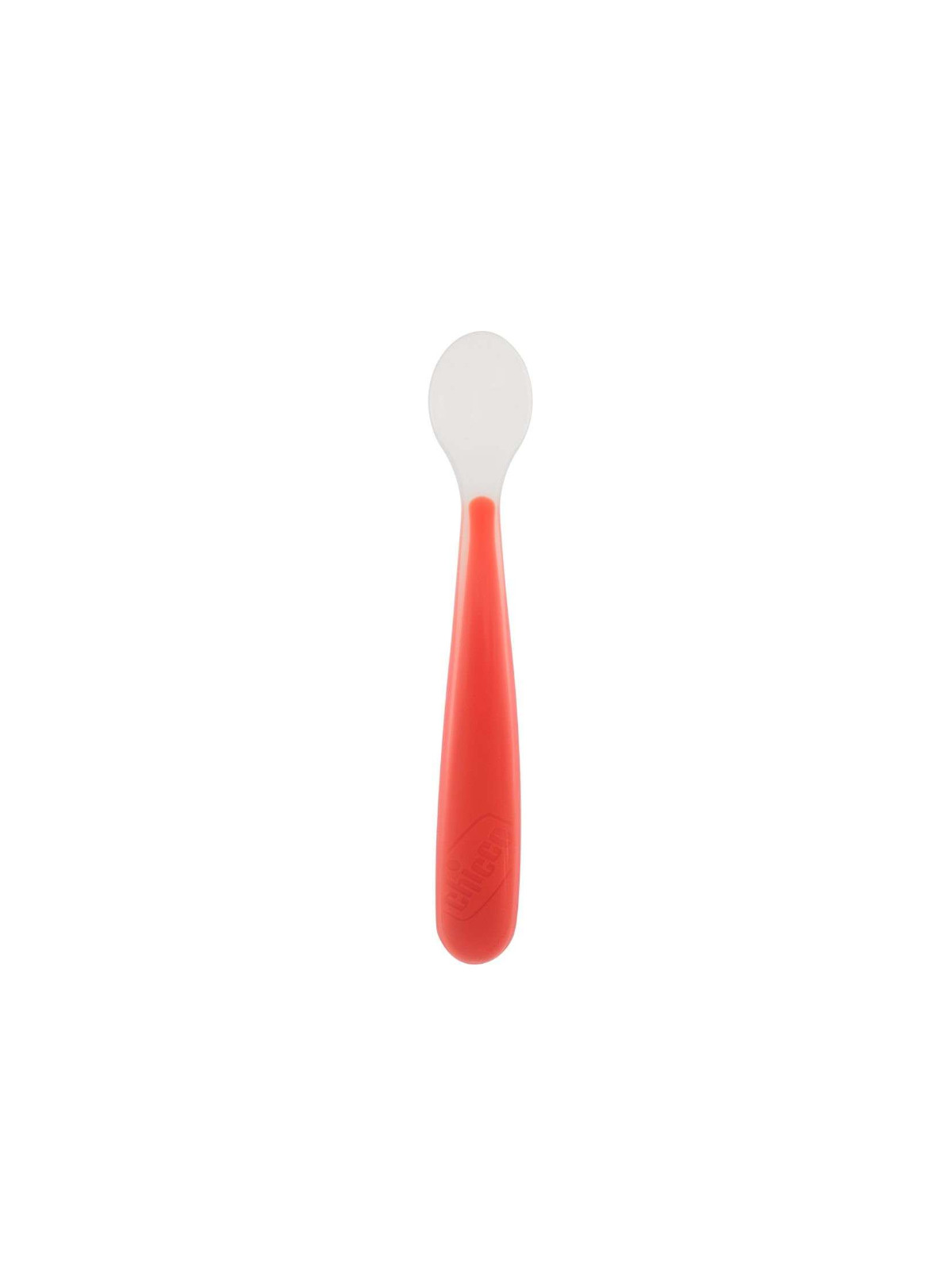 Cucchiaio in Morbido Silicone 6M+ Rosso - Bimbostore