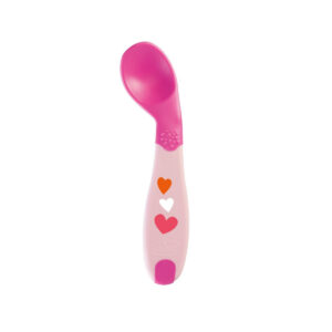 Cucchiaino angolato baby's first spoon  rosa - Chicco