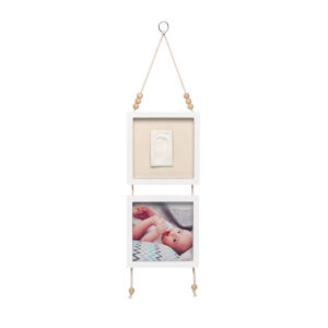 Set 2 cornici hanging frame con calco da appendere - Baby art
