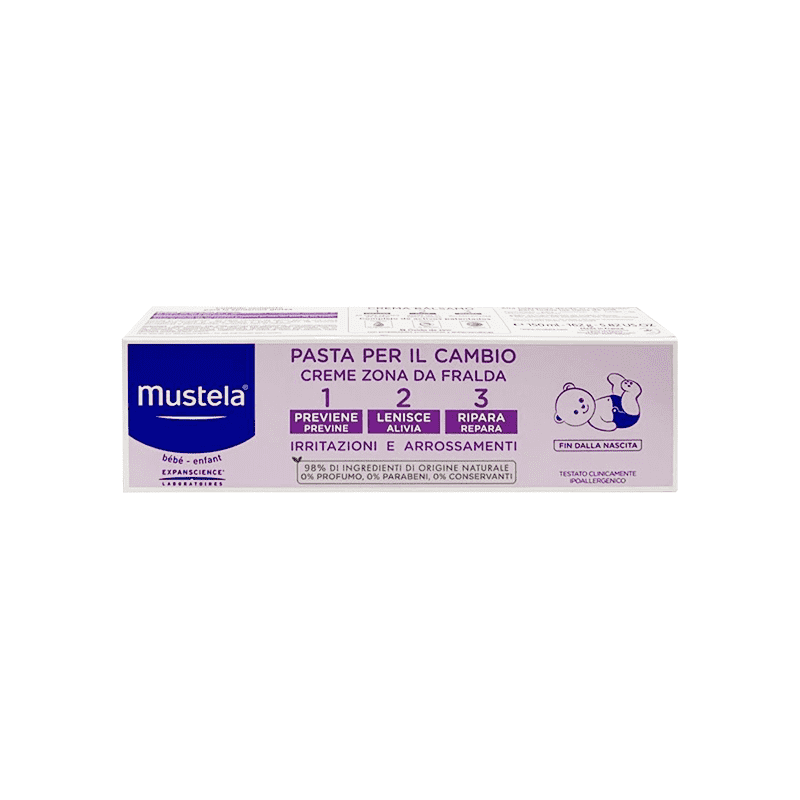 Mustela pasta lenitiva per il cambio tripla azione 150 ml - Mustela