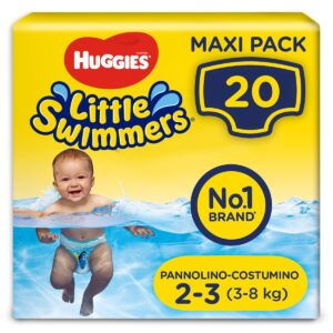 Huggies little swimmers taglia 2-3 (3-8 kg) - 20 pz - Huggies