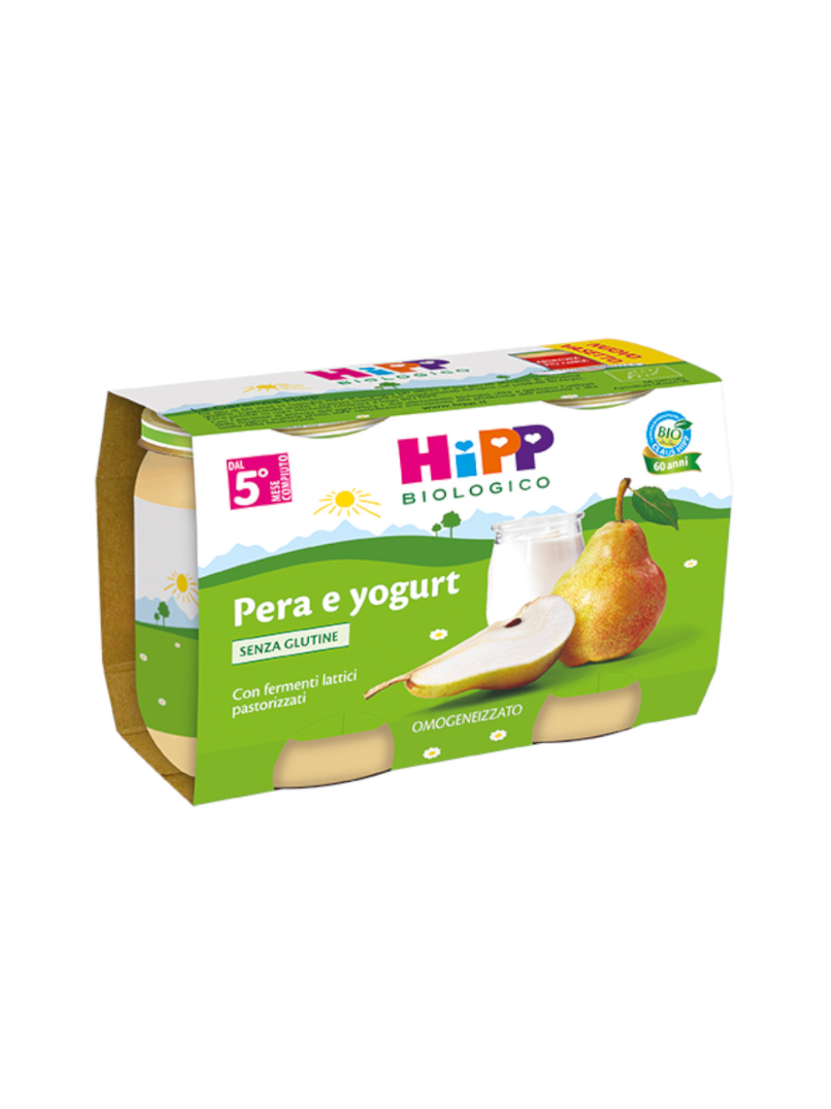 Hipp - omogeneizzato pera e yogurt 2x125g - Hipp