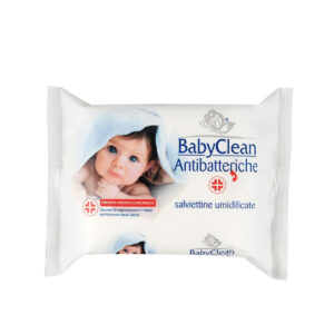 Palucart® baby clean salviette antibatteriche pulizia e disinfezione rapida baby 20 salviette umidificate per neonati - Baby clean