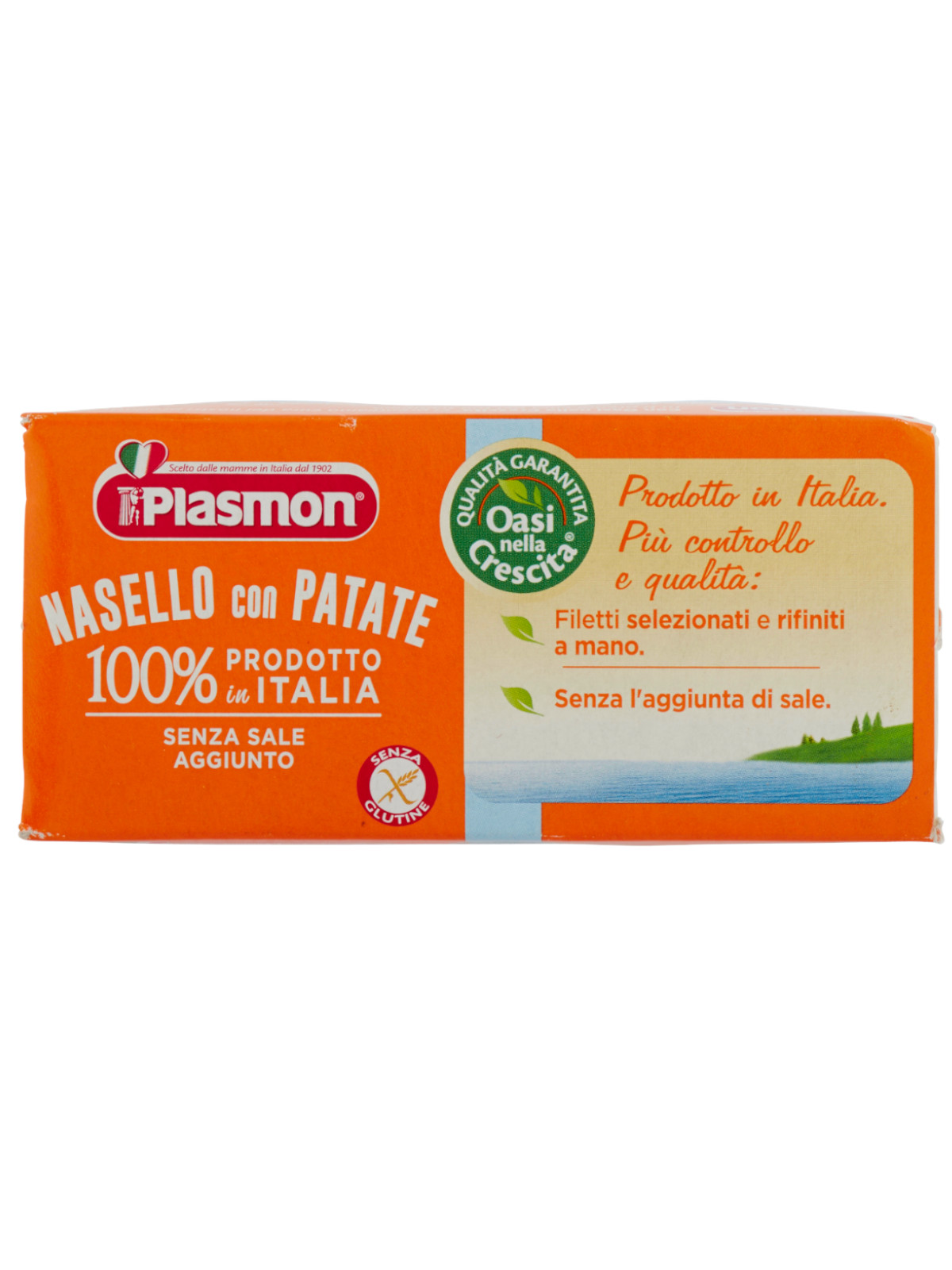Plasmon - omogeneizzato nasello - patate - 2x80g - PLASMON