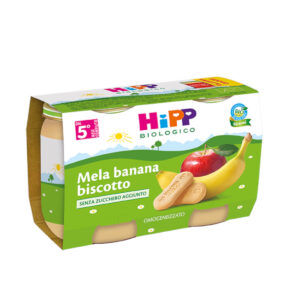 Hipp - omogeneizzato mela banana biscotto 2x125g - Hipp