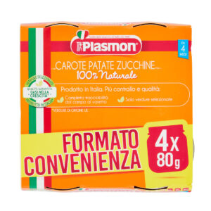 Plasmon - omo carote - patate - zucchine - 4x80g - PLASMON