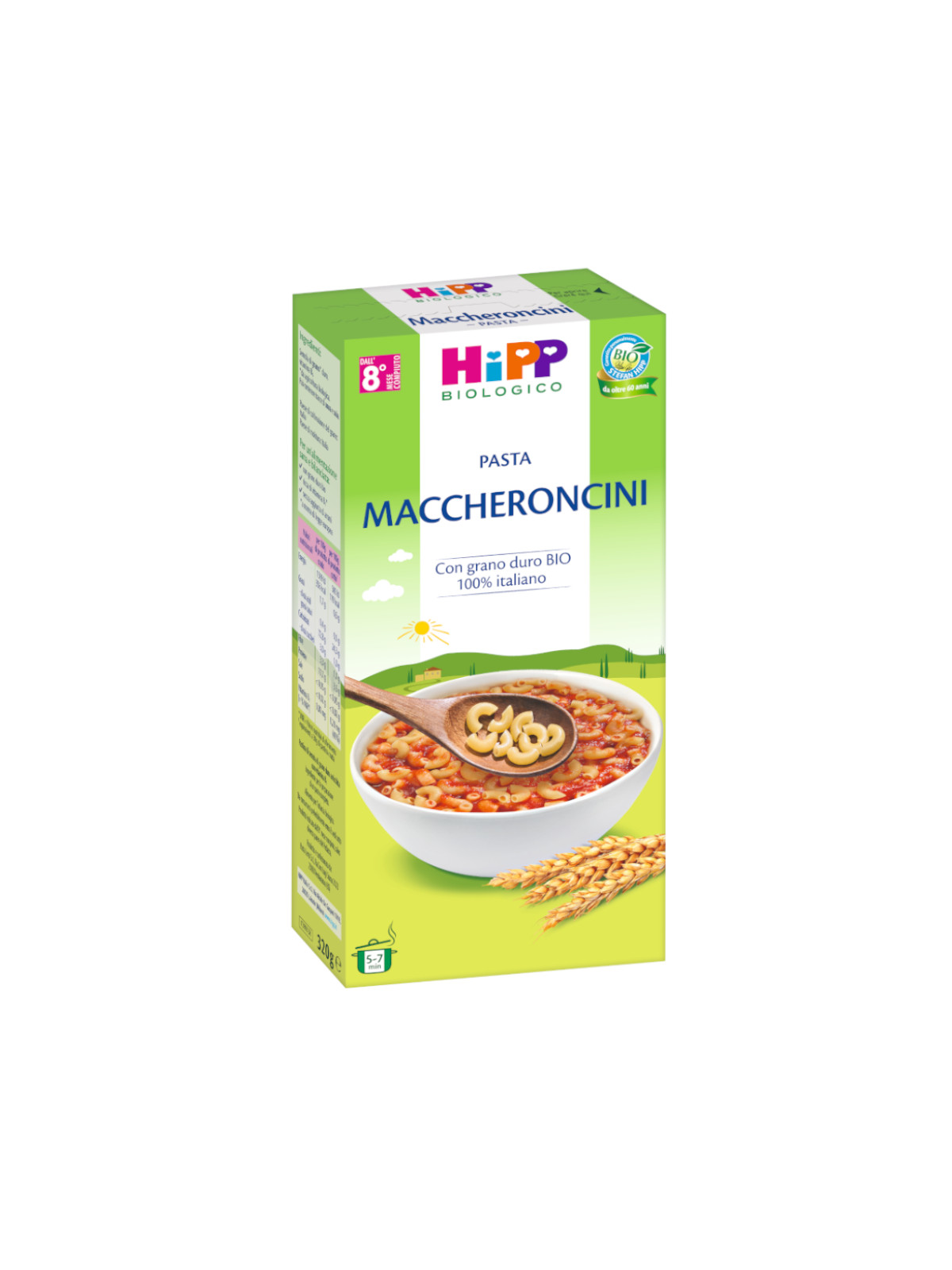 Pastina maccheroncini 320g - Hipp