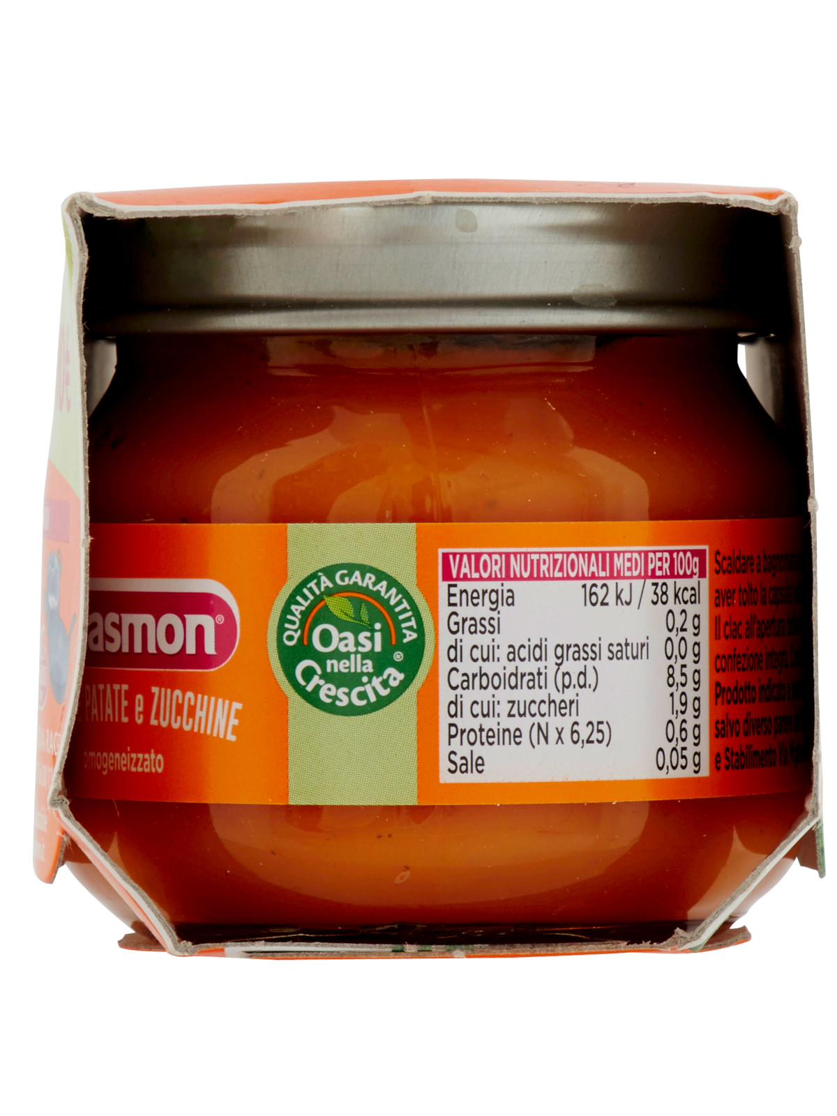 Plasmon - omogeneizzato carote, patate, zucchine - 2x80g - PLASMON
