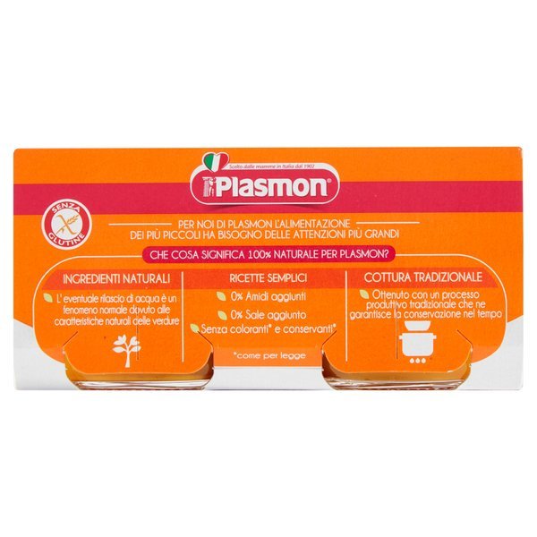 Plasmon - omo zucca 2x80g - PLASMON