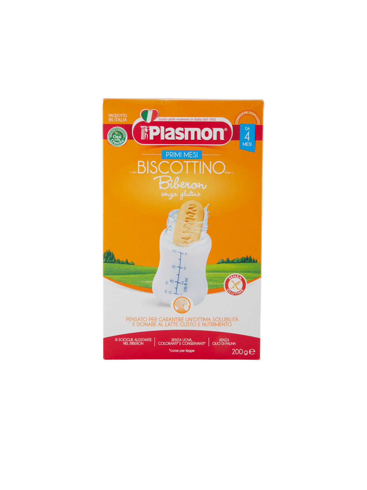 Plasmon - Biscotto Plasmon Biberon senza Glutine - 200g - Bimbostore