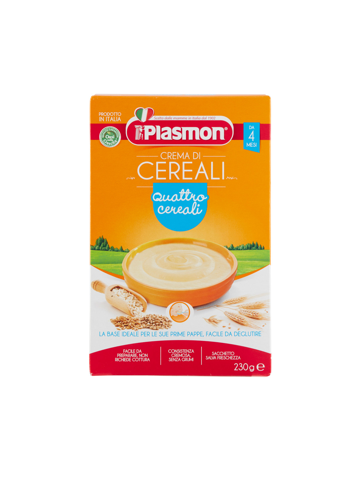 Plasmon - cereali - crema ai 4 cereali - 2x230g - PLASMON