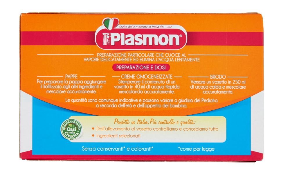 Plasmon Liofilizzati Tacchino Per Bambini, 3X10G