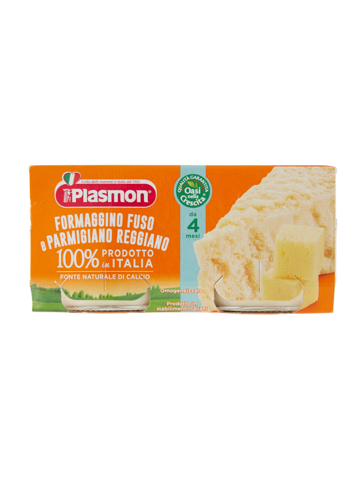 Plasmon - omogeneizzato formaggino parmigiano - 2x80g - PLASMON