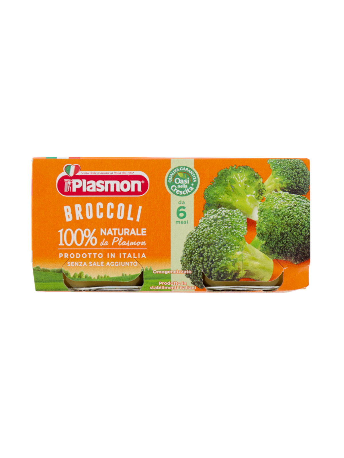 Plasmon - omogeneizzato broccoli - 2x80g - PLASMON