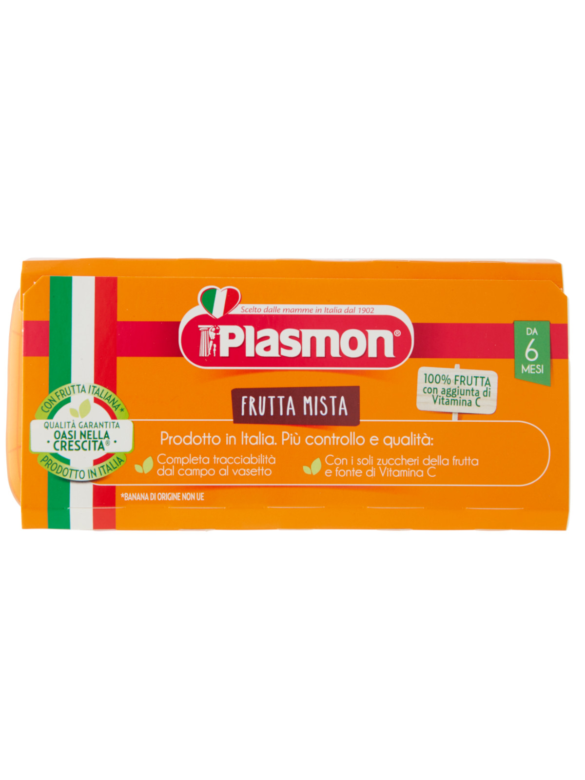 Plasmon - sapori di natura frutta mista - 4x100g - PLASMON