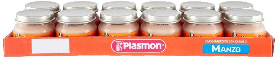 Plasmon - omo manzo 12x80g - PLASMON
