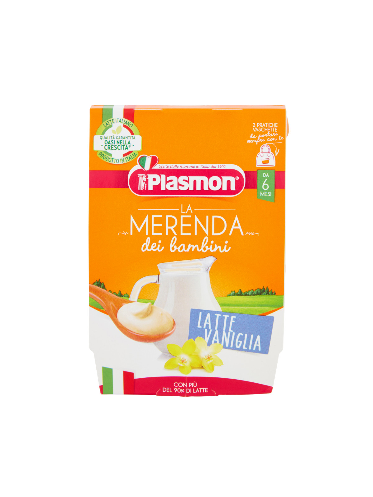 Plasmon - merende latte vaniglia - 2x120g - PLASMON
