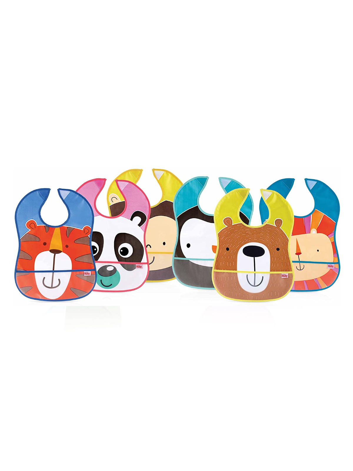 DBb Remond Bavaglino In Silicone Morbido Con Tasca Raccogli Briciole – Impermeabile, Regolabile 4 Posizioni – Per Bambini 4+ Mesi