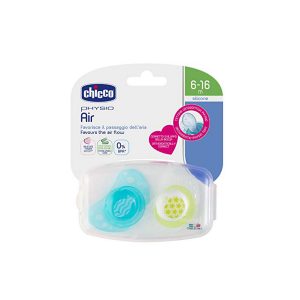 Succhietto air boy silicone 6-16 mesi 2 pz - Chicco