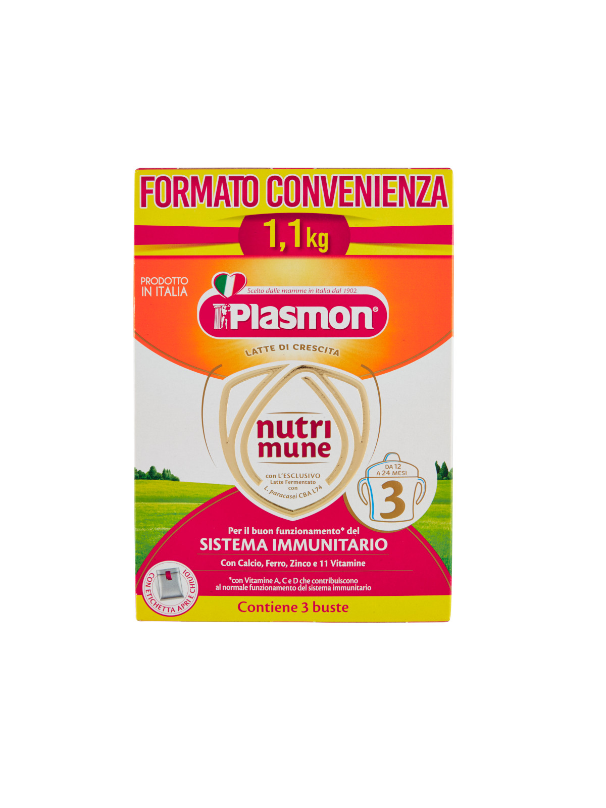 Plasmon nutri-mune 3 latte in polvere stage 3 - 1100g - PLASMON