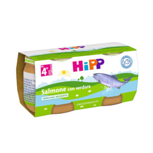 Hipp - omogeneizzato salmone con verdure 2x80g - Hipp