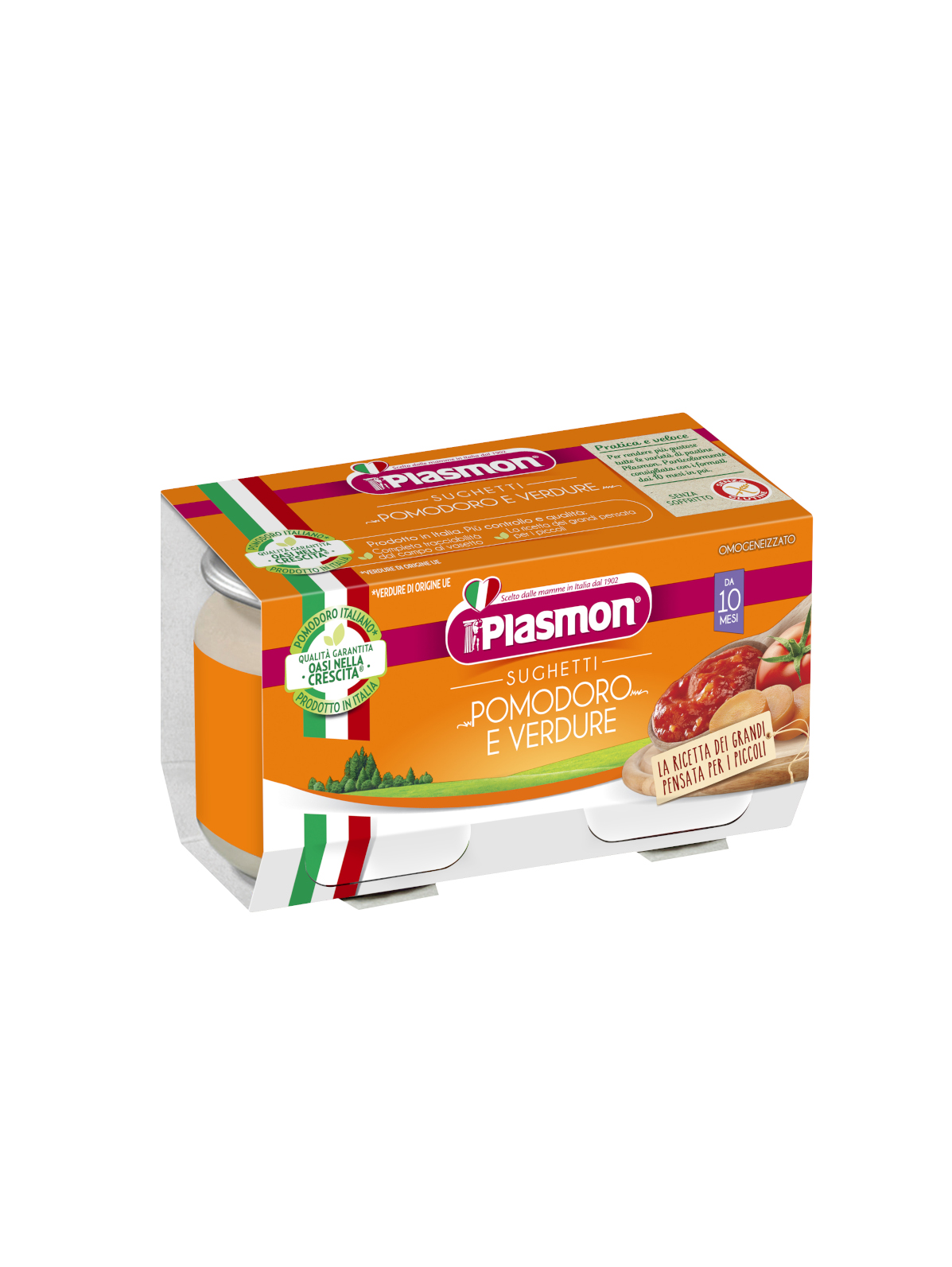Plasmon - sughetto - pomodoro e verdure - 2x80g - PLASMON