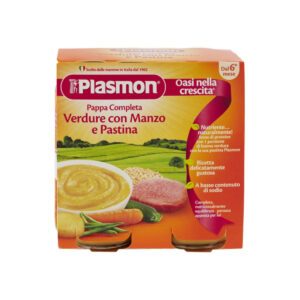 Plasmon - omo pappe manzo - verdura - pastina - 2x190g - Plasmon