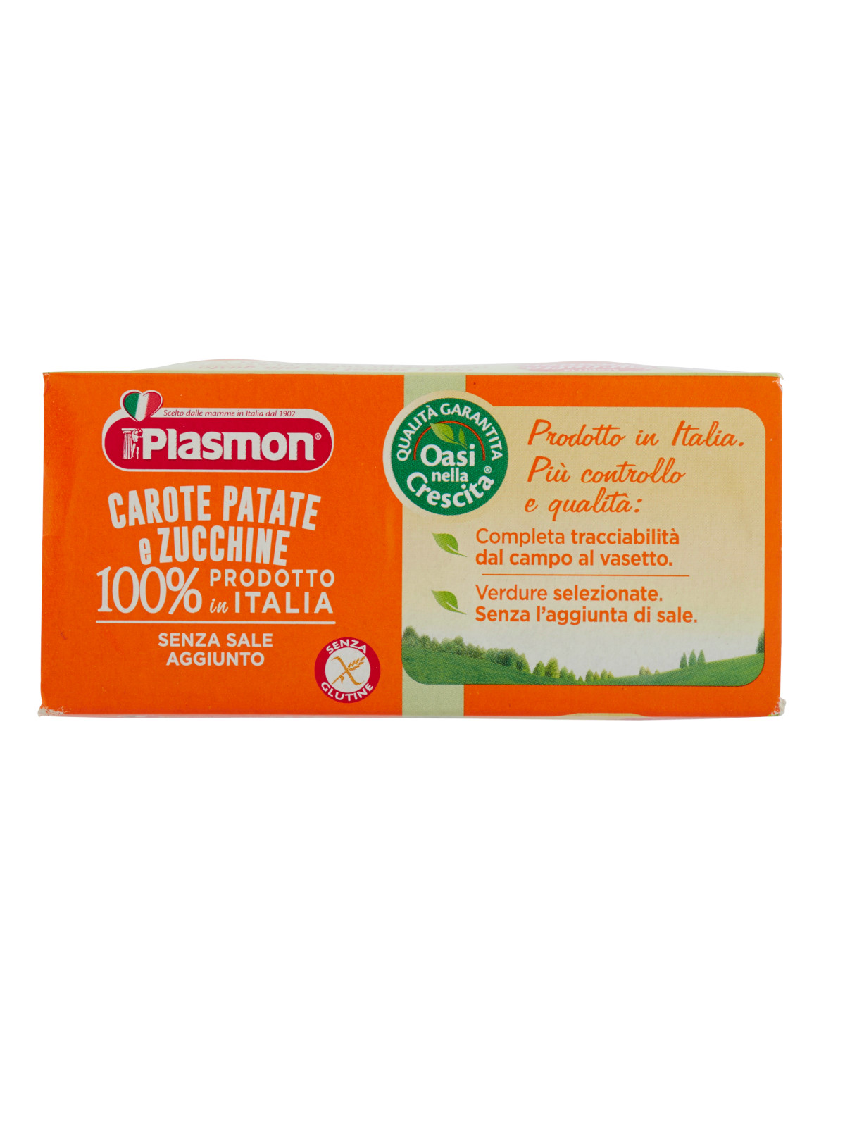 Plasmon Carote Patate e Zucchine Carottes homogénéisées Pommes de