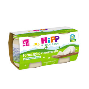 Hipp - omogeneizzato formaggino e mozzarella 2x80g - Hipp