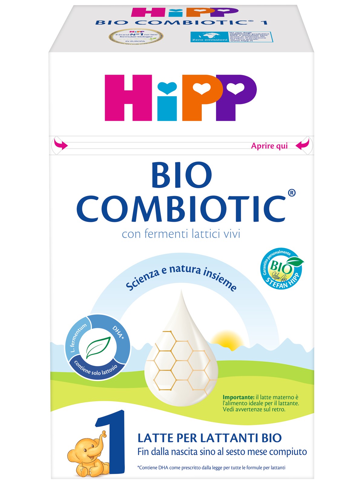 Latte 1 combiotic lattanti polvere 600g - Hipp