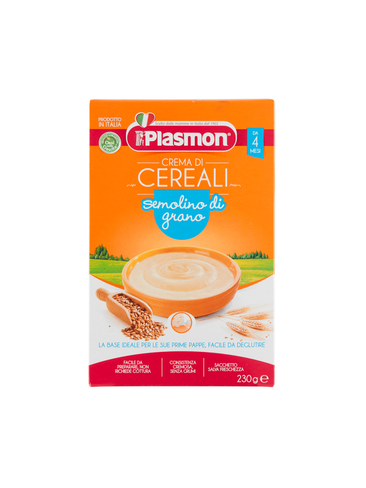 Plasmon - cereali - semolino di grano - 230g - PLASMON
