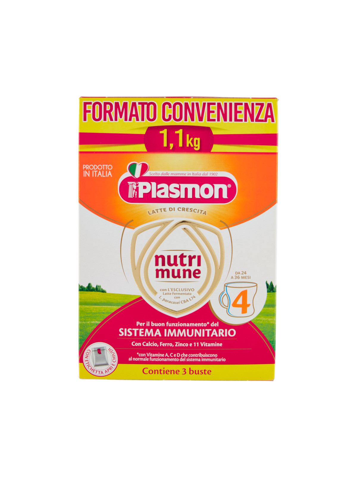 Plasmon nutri-mune 4 latte in polvere stage 4 - 1100g - PLASMON