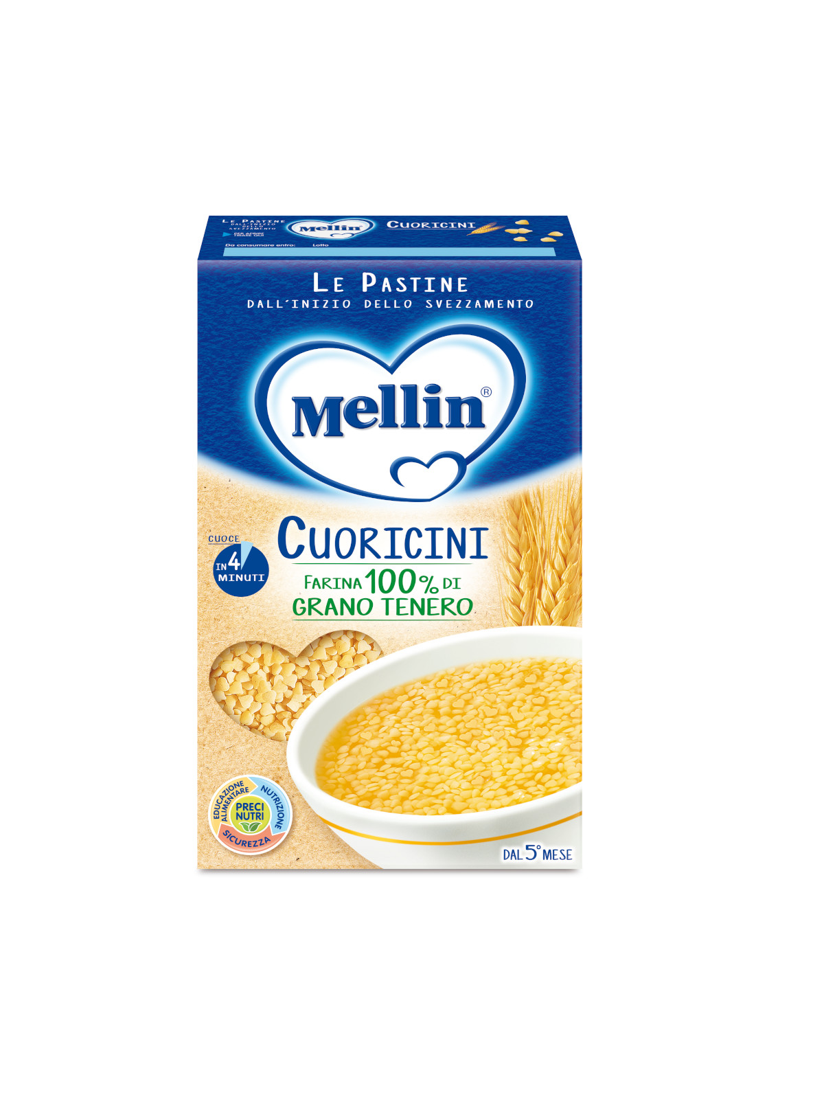 Mellin pastina cuoricini 320 gr - Mellin