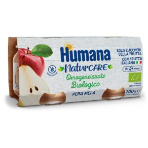 Humana omogeneizzato mela pera biologico 2x100 gr - Humana