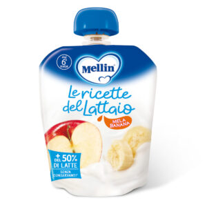 Mellin - pouch latte mela banana 85 gr - Mellin
