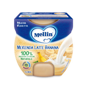 Mellin - merenda latte banana 2x100 gr - Mellin
