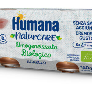 Humana omogeneizzato agnello biologico  2x80 gr - Humana