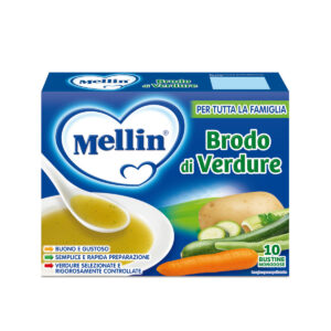 Mellin brodo di verdure 10x8 gr - Mellin