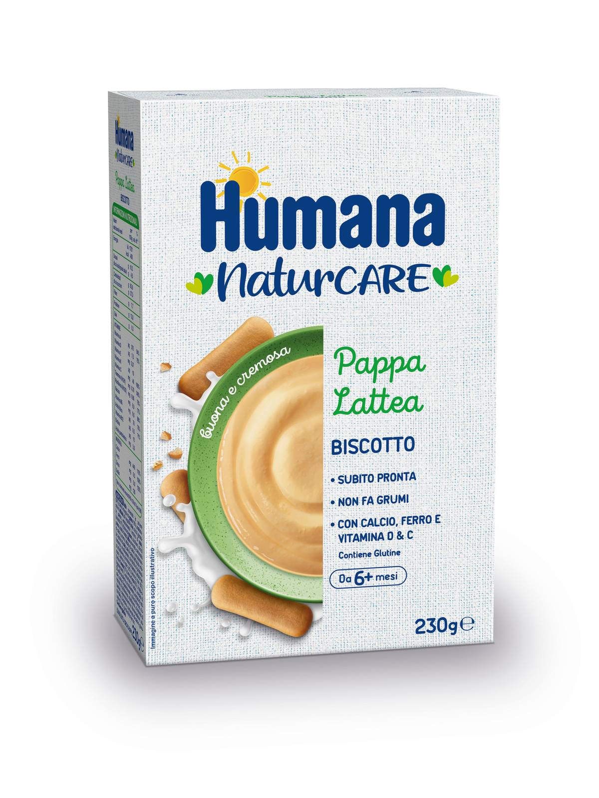 Humana pappa lattea al biscotto new 230 gr - Humana