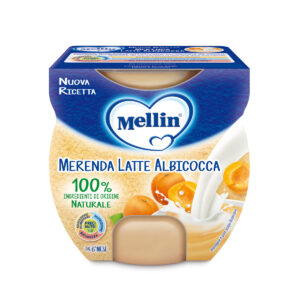 Mellin - merenda latte albicocca 2x100 gr - Mellin