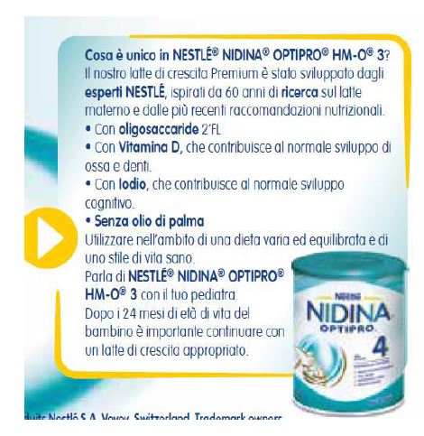 Nestle' - nidina crescita 3 800 gr - Nestlé