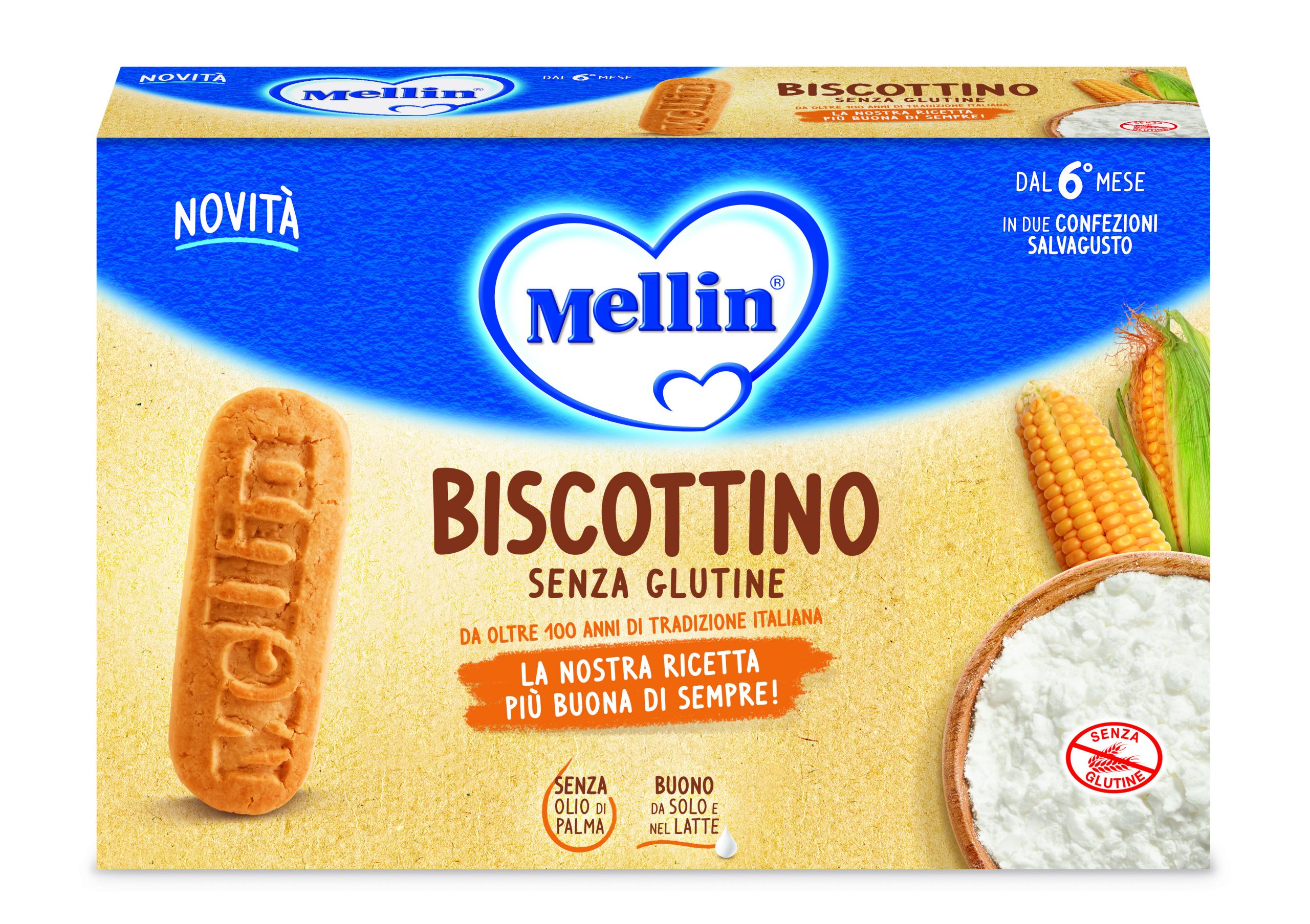 Mellin  biscottino senza glutine 500 gr - Mellin