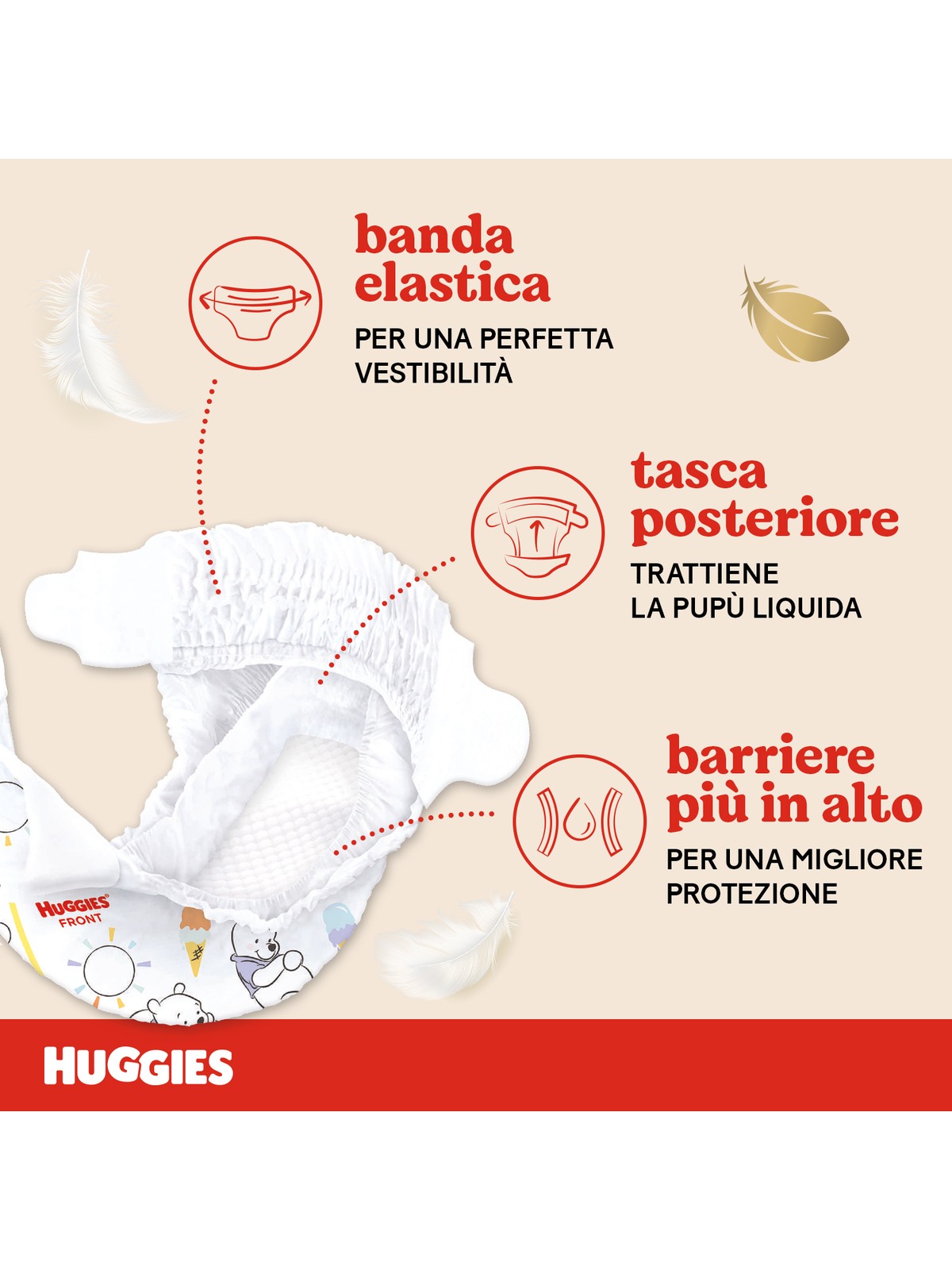 Huggies extra care bebè – pannolini taglia 1 (2-5 kg) – confezione da 40 pz - Huggies