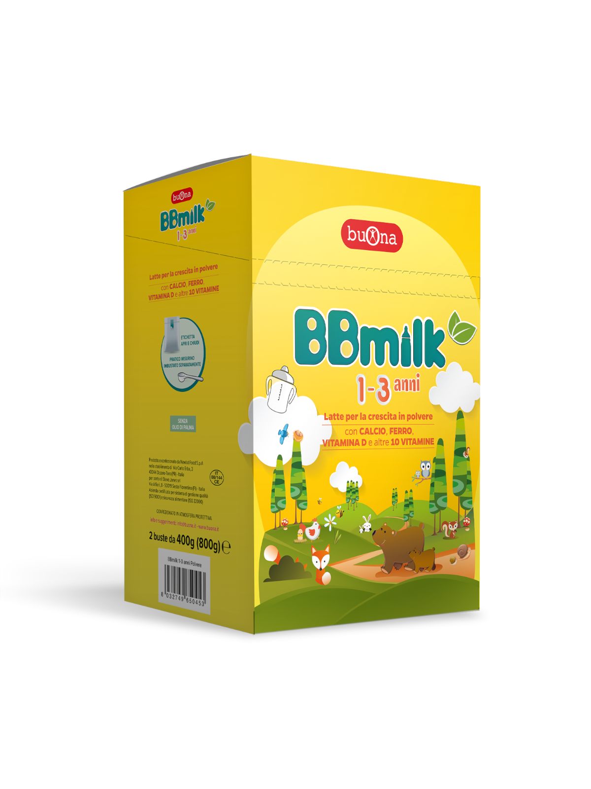 Bbmilk 1-3 anni polvere 800 g - Buona