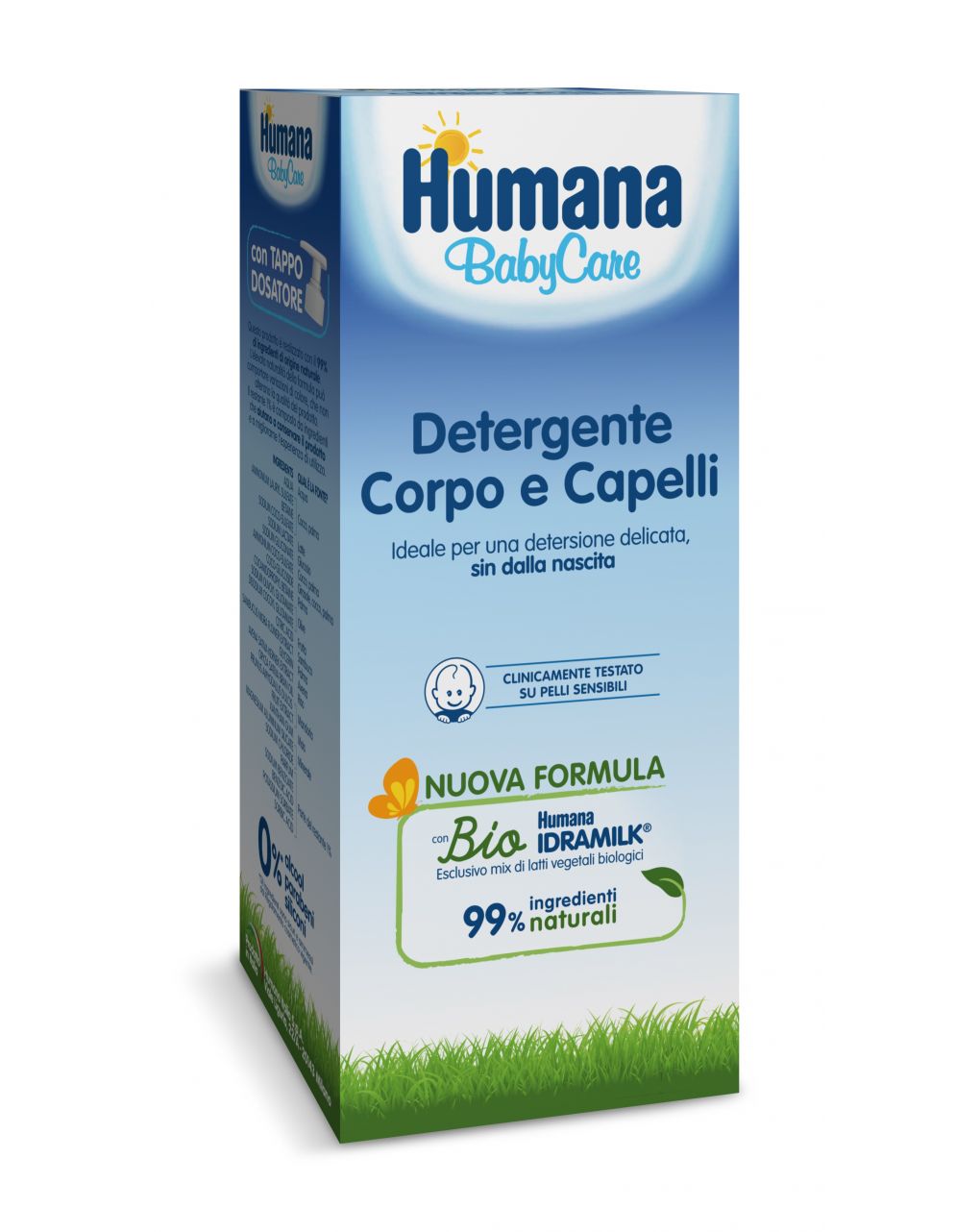 Detergente corpo &amp; capelli 300 ml - Humana Baby