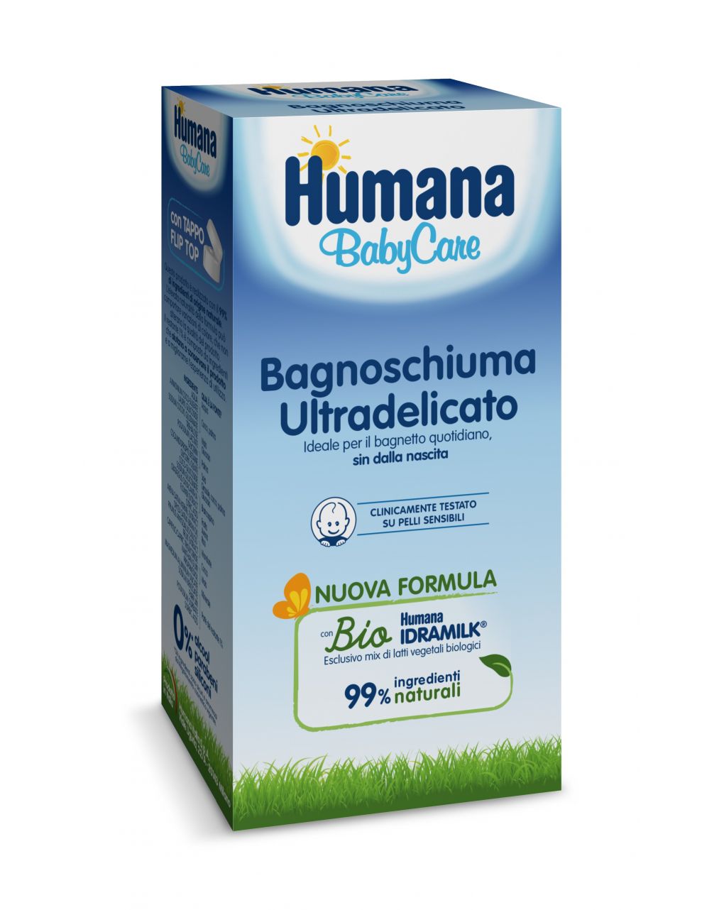 Bagnoschiuma ultradelicato 200 ml - Humana Baby