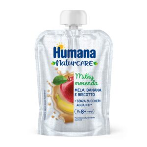 Humana - milkymerenda mela banana biscotto 100 gr - Humana